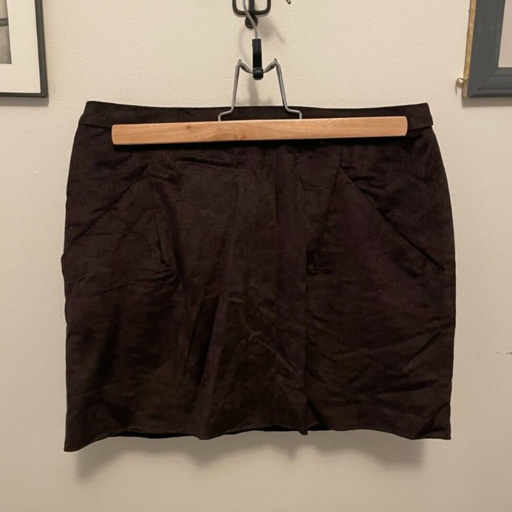 Hugo Boss Brown Mini Skirt Size 2